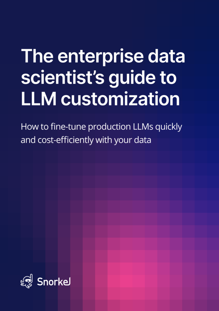 The enterprise data scientist’s guide to LLM customization