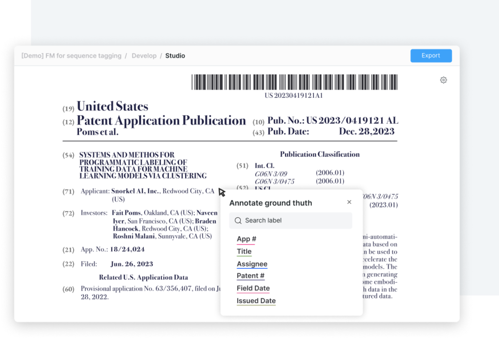 New NLP features in Snorkel Flow 2024.R3