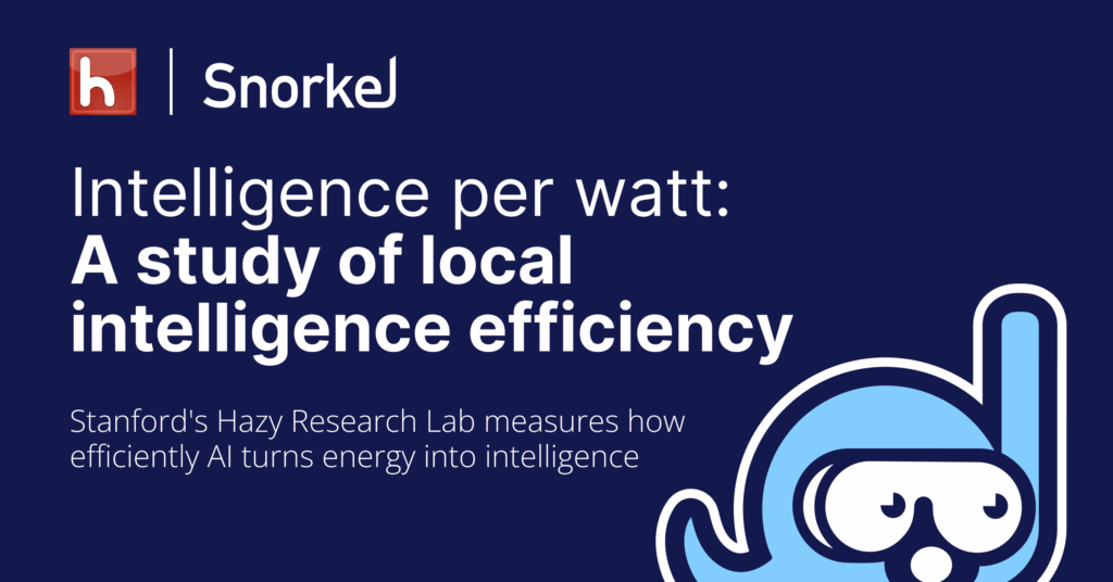 Intelligence Per Watt: A New Metric for AI’s Future