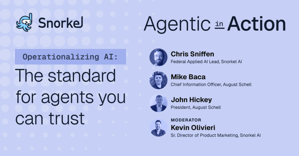 The Standard for Agents You Can Trust: Lessons from the Federal Front Lines